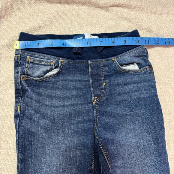 Old Navy boys' jeans, size 5T, blue, elastic waist Skinny - Picture 2 of 5